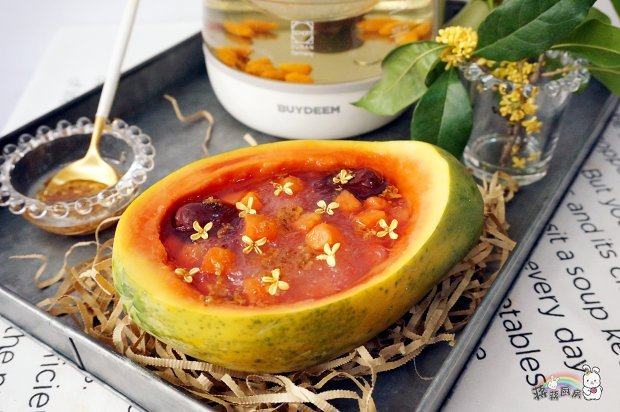 Golden Autumn Osmanthus Bird’s Nest Papaya Cup: A Nourishing Fall Dessert Recipe Golden Autumn Osmanthus Bird’s Nest Papaya Cup: A Nourishing Fall Dessert Recipe