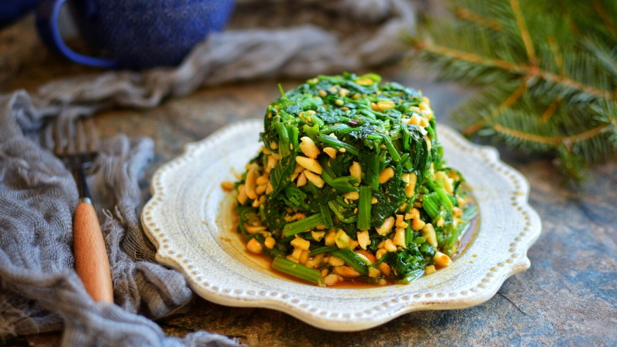Step-by-Step Steamed Spinach Tower Recipe (Bubugao Spinach Tower) – Perfect for Chinese New Year Step-by-Step Steamed Spinach Tower Recipe (Bubugao Spinach Tower) – Perfect for Chinese New Year