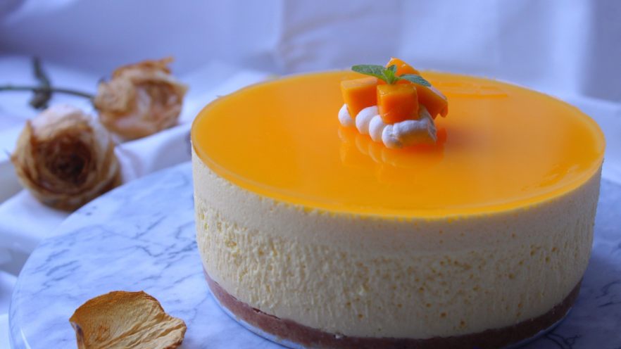 Passion Fruit Jelly Cheesecake: No-Bake Recipe with Tangy-Sweet Flavor